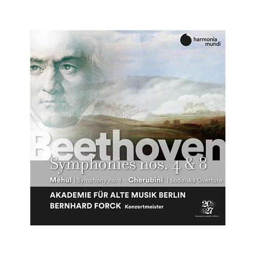 Beethoven: Symphonies Nos 4 & 8 - Méhul: Symphony No 1 - Cherubini: Lodoïska Overture - Cd Album