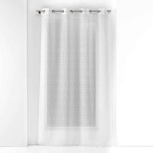 Rideau Voilage À ¿Illets "Opalia" 140x240cm Blanc