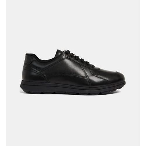 Geox - Baskets Basses Spherica En Cuir - Noir - 42