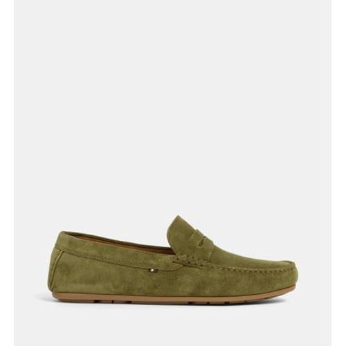 Tommy Hilfiger Mocassins En Daim Vert