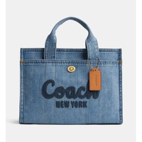 Coach - Sac cabas Cargo S denim - Bleu