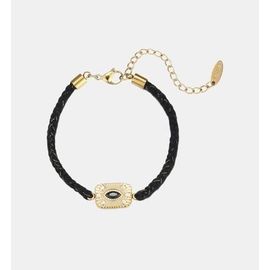 Hipanema - Bracelet Zenon Cordon Ornement - Noir