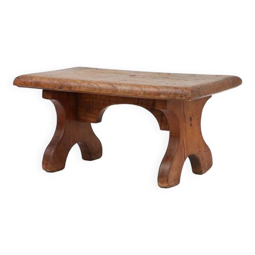 Tabouret Rustique Du Milieu Du Sicle En Chne Massif France Vers 1890 Marron