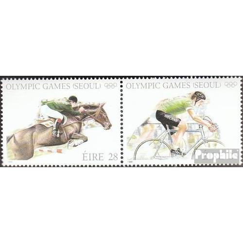 Irlande 645-646 Couple (Édition Complète) Oblitéré 1988 Jeux Olympiques Été