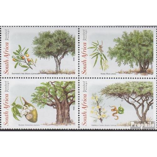 Afrique Du Sud 1155-1158 Bloc De Quatre (Complète Edition) Neuf Avec Gomme Originale 1998 Semaine De Arbre