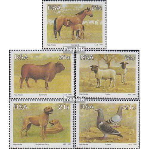 Afrique Du Sud 813-817 (Complète.Edition.) Neuf Avec Gomme Originale 1991 Zootechnique
