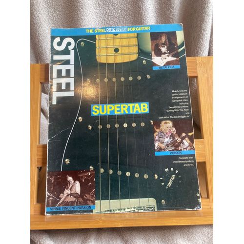 The Steel Supertab Partition Chant Tablature Guitare Électrique Wise Publication