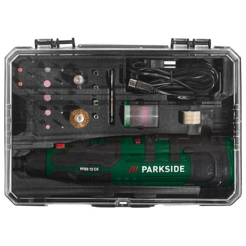 PARKSIDE® Perceuse-meuleuse de précision sans fil PFBS 12 C7, 12 V