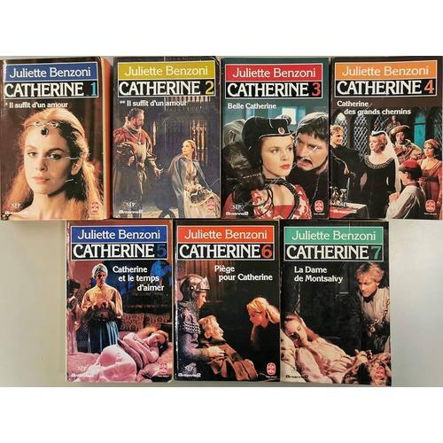 Catherine - Complet En 7 Tomes Par Juliette Benzoni Chez Le Livre De Poche (Tirage Issu De La Série Télévisée De 1986)