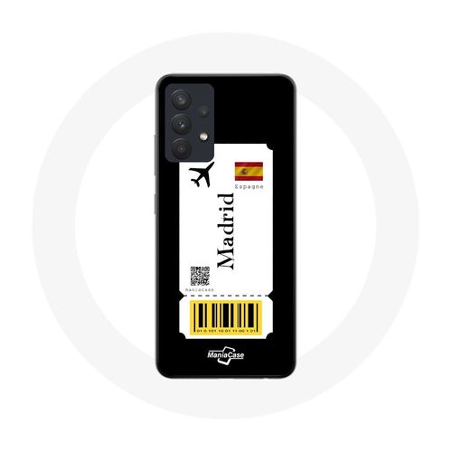 Coque Pour Samsung Galaxy A13 5g Billet D'avion Madrid Espagne