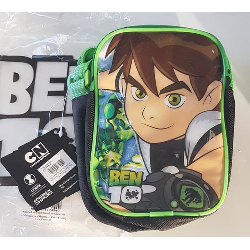 SACOCHE BANDOULIERE/ SAC BEN 10 / BELLE QUALITE / TISSUS / NEUF ETIQUETTE
