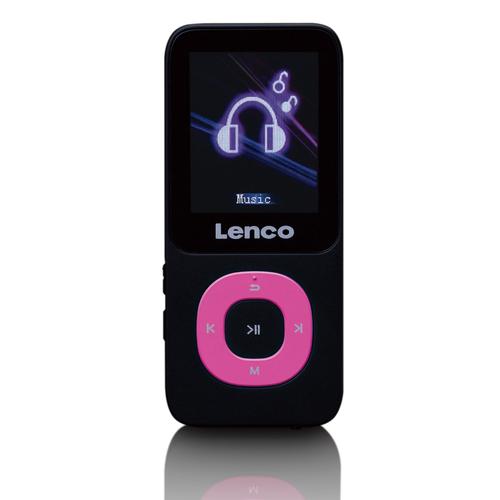 Lecteur MP3/MP4 avec carte micro SD de 4 Go Xemio-659PK Noir-Rose