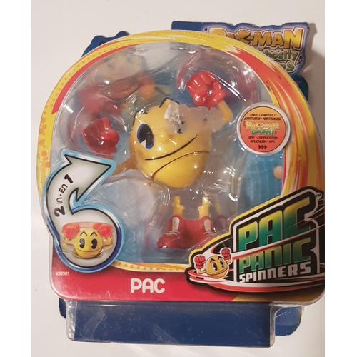 Jeu Jouet Figurine / Pac Man / Pac Panic Spinners / Fonction Toupie/ Pac Man And The Ghostly Adventures / Figurine Avec Accessoires