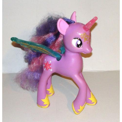 Figurine My Little Poney La Princesse Twilight Sparkle Sonore Lumineux - Licorne A Coiffer Interactive Hasbro