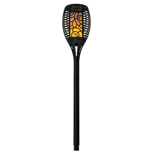 Atmosphera - Torche Solaire En Pvc D12,5xh70 Cm L, 12 X L, 2,5 X H, 75 Cm Noir