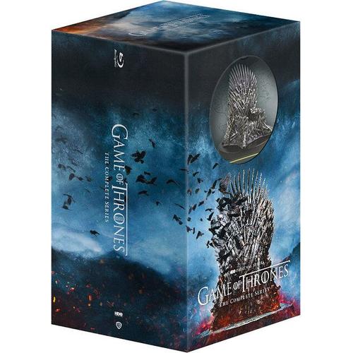 Game Of Thrones (Le Trône De Fer) - L'intégrale Des Saisons 1 À 8 - Édition Collector Iron Anniversary 10 Ans - Blu-Ray + Figurine Trône De Fer