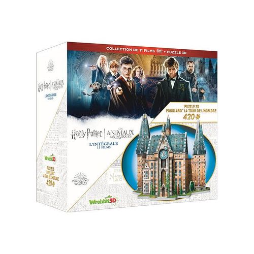 Wizarding World - Harry Potter / Les Animaux Fantastiques - L'intégrale Coffret 11 Films - + Puzzle 3d Wrebbit