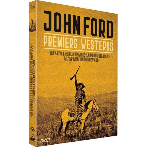 John Ford - Premiers Westerns : Du Sang Dans La Prairie + Le Ranch Diavolo + À L'assaut Du Boulevard - Édition Limitée