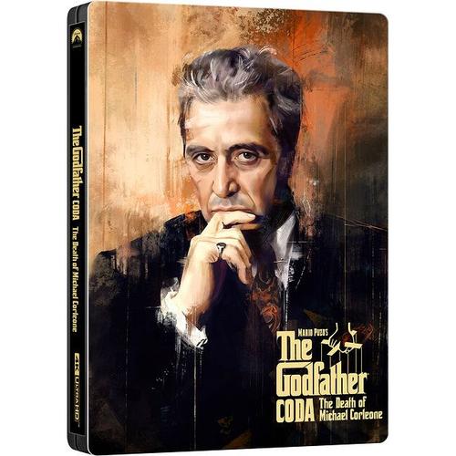 Le Parrain 3 - 4k Ultra Hd + Blu-Ray - Épilogue : La Mort De Michael Corleone - Boîtier Steelbook Limité