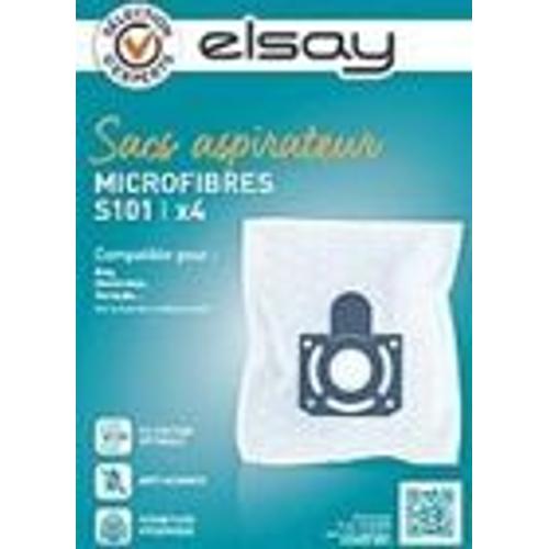 Elsay S201 - Sac - pour aspirateur (pack de 4)