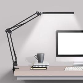 Lampe de Bureau, lampe table LED 3 modes d'éclairage et capteur tactile, lampe  bureau rotation à 360 ° à intensité variable pour la lecture, l'étude, le  travail (Vert)