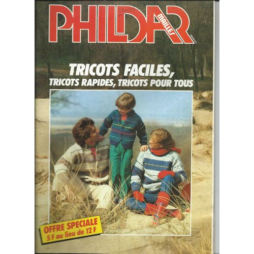 Catalogue Phildar Mailles Modèles & Explications Hommes, Femmes, Enfants Automne Hiver 1982