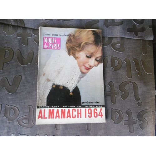 Collection Almanach Ancien 1964 De La Revue Modes De Paris