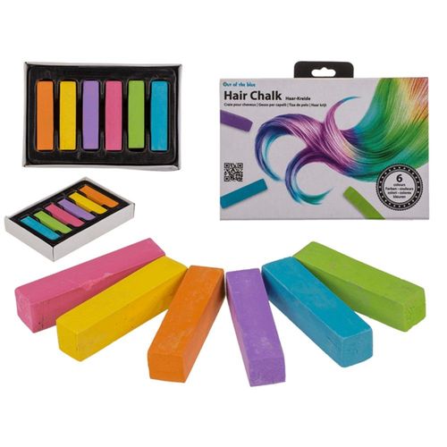 6 Craies Pour Cheveux 6 Couleurs