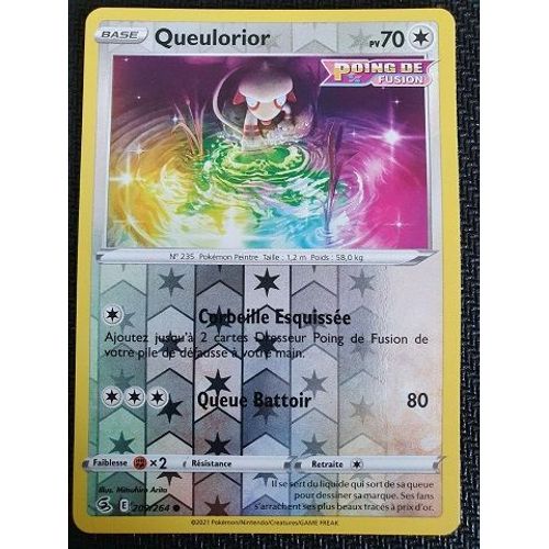 Carte Pokemon Queulorior Reverse 209/264 Poings De Fusion Vf