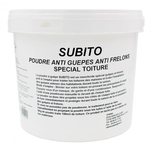 Subito - Poudre Anti Guêpes/Frelons Special Toiture 5 Kg Spguepe5