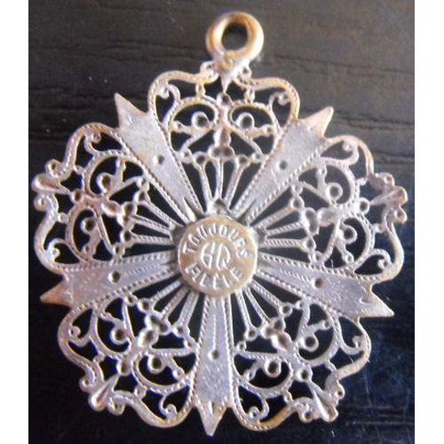 Pendentif Filigrane- Inscription : "Toujours Fidèle"