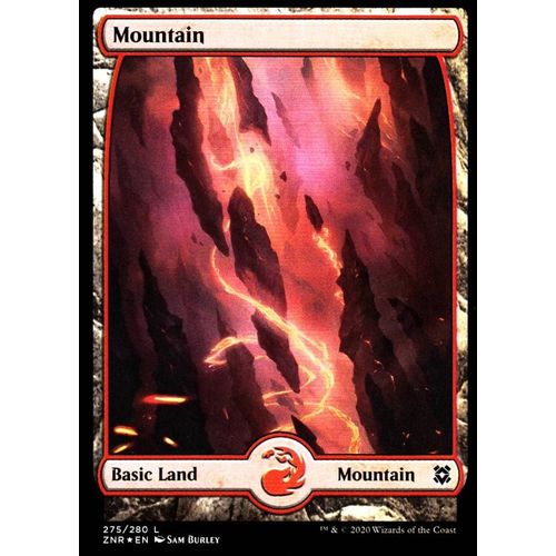 Mountain ( Montagne ) - Foil - Magic - Renaissance De Zendikar Vo - C - 275/280