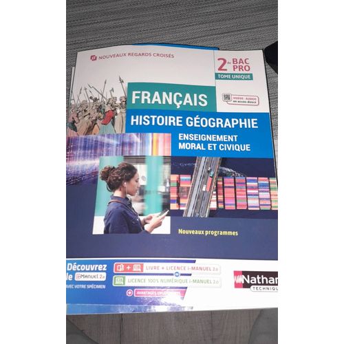 Manuel Nathan Français Histoire Nouveaux Regards Croisés Tome Unique Classe De Seconde