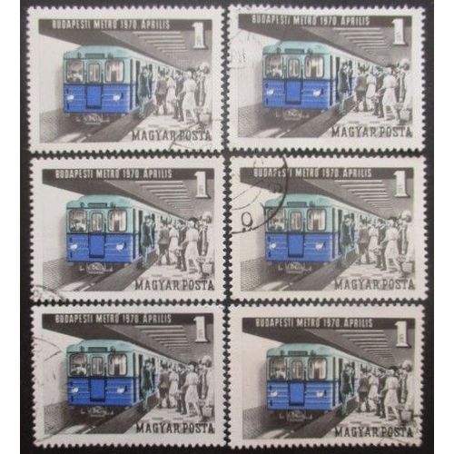 Hongrie N°2094 X 6 Oblitéré