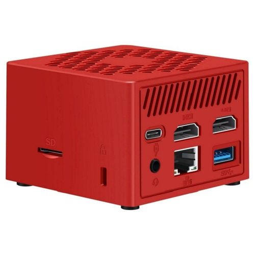 Leotec Lempc14r Barebone Pc/ Poste De Travail Cube Rouge N100