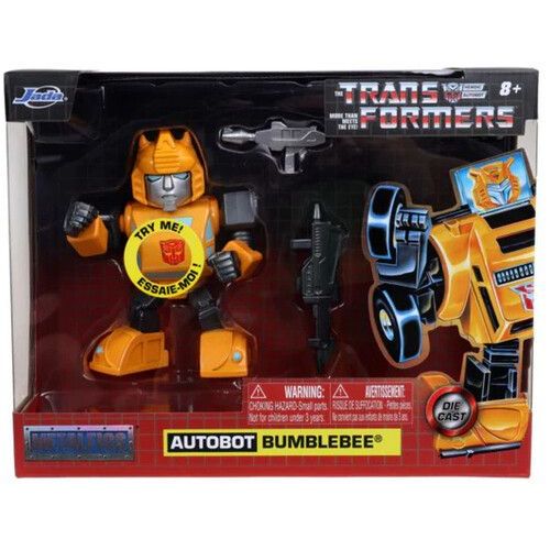 Jada Toys - 4 Transformers - G1 Bumblebee (Light Up) [Collectables] Figure, Collectible