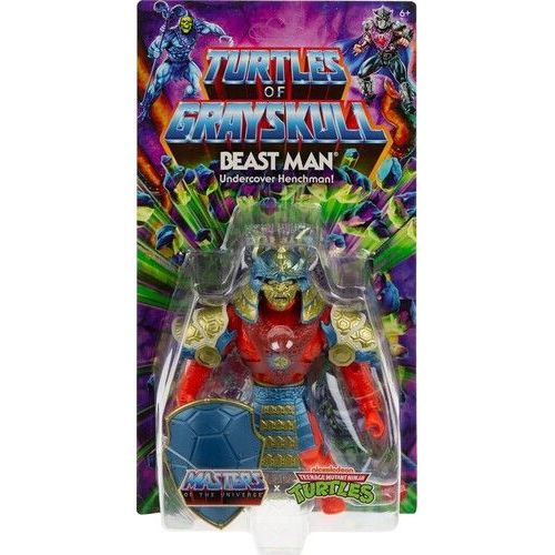 Mattel - Masters Of The Universe Origins - Turtles Of Grayskull - Beast Man Action Figure (He-Man, Motu) (Tmnt) [Collectables] Action Figure, Figure, Collectible