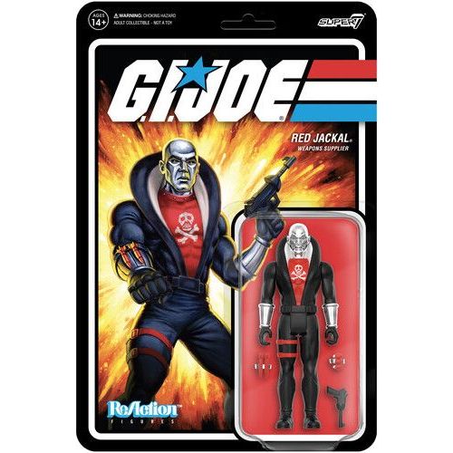 Super7 - G.I. Joe - Reaction Figures Wv8 - Red Jackal (Vac Metal) [Collectables] Action Figure, Figure, Collectible