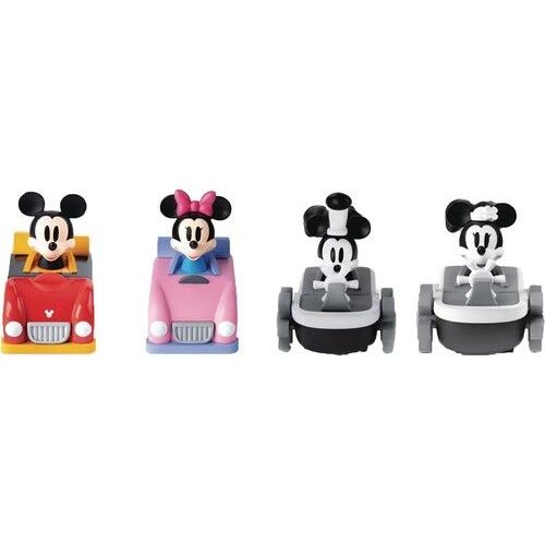 Beast Kingdom - Disney 100 - Pull Back Car Series - Classic Mickey 4pc Set [Collectables] Figure, Toy Car, Collectible