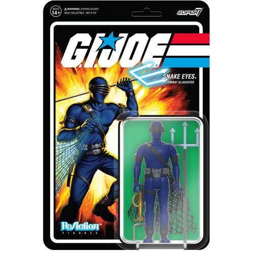 Super7 - G.I. Joe Reaction Figures Wave 5 - Snake Eyes (Combat Gladiator) [Collectables] Action Figure, Figure, Collectible