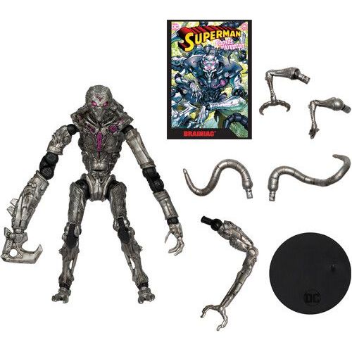 Dc Direct - Superman: Ghosts Of Krypton - Page Punchers - 7" Brainiac Figure With Comic [Collectables] Action Figure