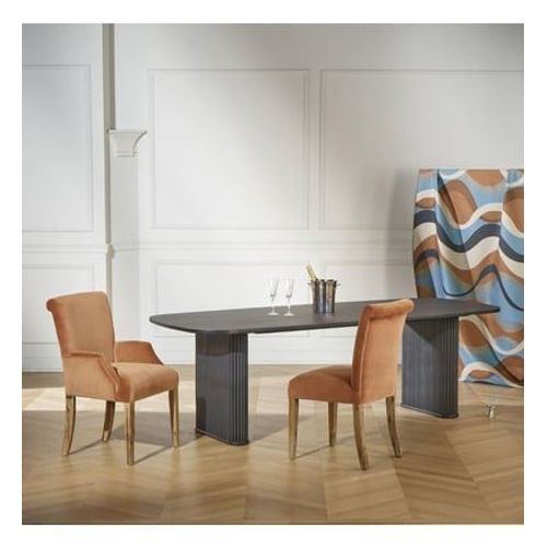 Robin Des Bois - Arthur - Table À Manger Contemporaine En Chêne, 8 À 10 Personnes, Bois Certifié Fsc® - Beige