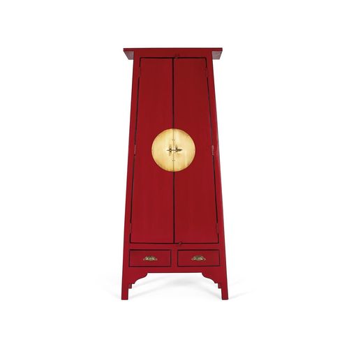Armoire Avec 2 Portes Et 2 Tiroirs En Bois De Manguier