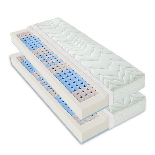 Matelas À Ressorts Ensachés 200x200 Ferme & Très Ferme, Hauteur 22cm