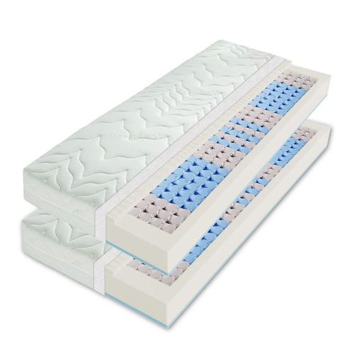 Matelas À Ressorts Ensachés 200x200 Mi-Ferme & Ferme, Hauteur 22cm