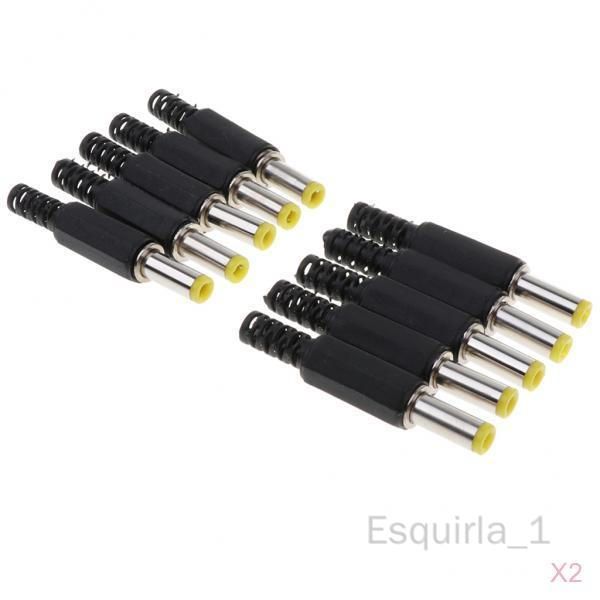 20pcs DC Plug Socket Coupling Hollow Plug Adaptateur 5.5x2.5mm