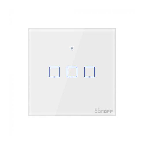 Triple interrupteur tactile WiFi compatible eWelink - SonOff