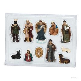 Naissance de Jésus Statue Scène Table Collection de figurines nouveau-né  pour la fête