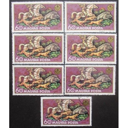 Hongrie N°2153 X 7 Oblitéré