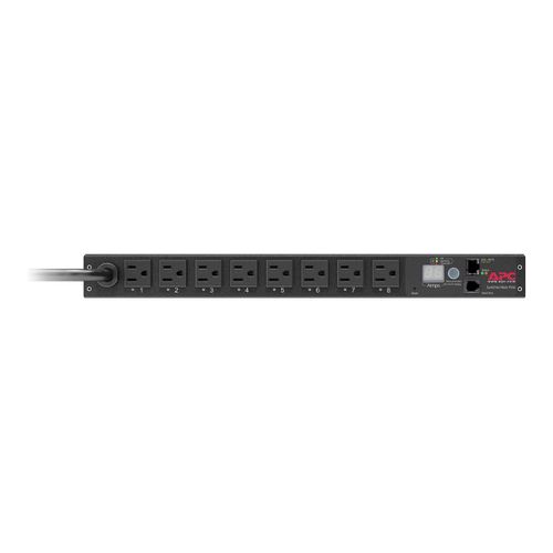 PDU en rack commuté APC AP7900B - Unité de distribution secteur (rack-montable) - CA 100-120 V - entrée : NEMA 5-15P - connecteurs de sortie : 8 (NEMA 5-15) - 1U - 3.65 m cordon - pour P/N:...